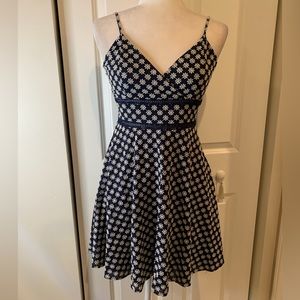 Altar’d State Embroidered Navy Dress 👗